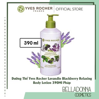 [CHÍNH HÃNG] Sữa Dưỡng Thể Yves Rocher Lavandin Blackberry Relaxing Body Lotion 390ml