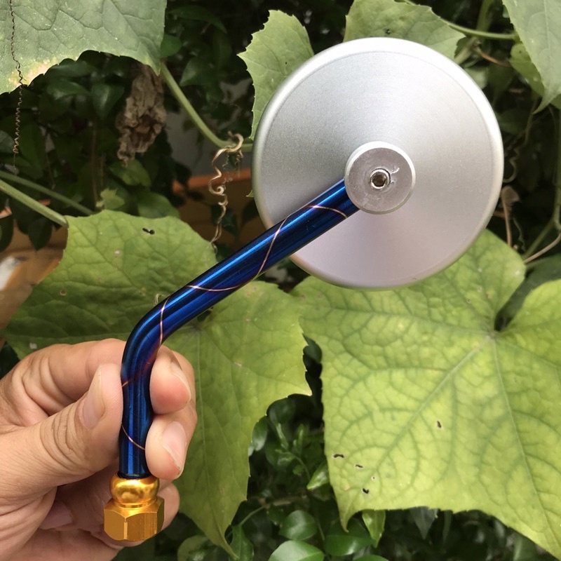 Kiếng chiếu hậu xe máy, GƯƠNG CHIẾU HẬU K9 CHÂN TITAN BÊN TRÁI