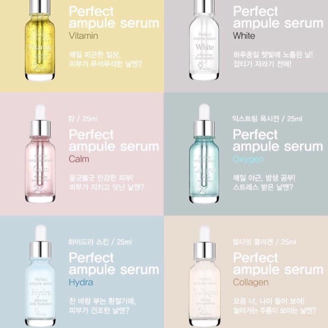 Serum 9Wishes Đủ Các Dòng Tinh Chất Dưỡng Hydra - White - Calm - Collagen - Vitamin ( 9 wishes )
