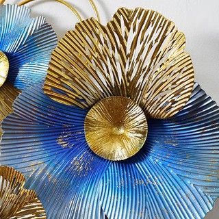 Decor hoa sắt trang trí 3D ấn tượng mã A2009