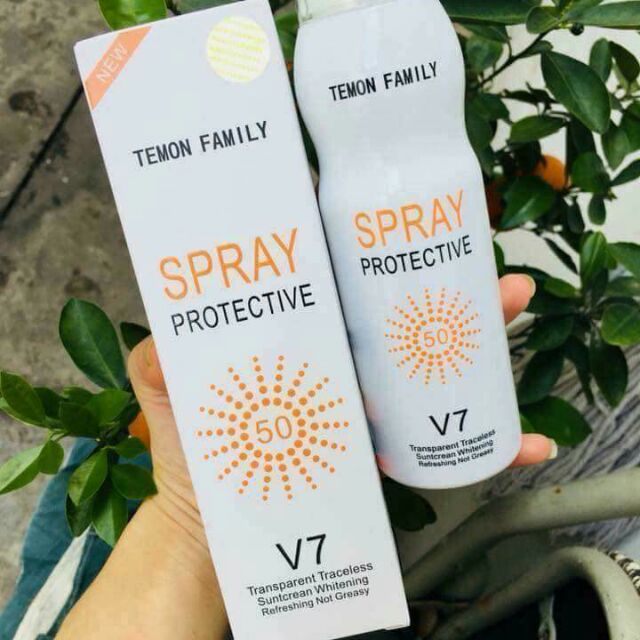 Xịt chống nắng V7 spray protective