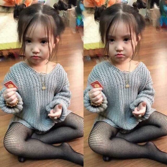 Quần tất lưới cho bé
