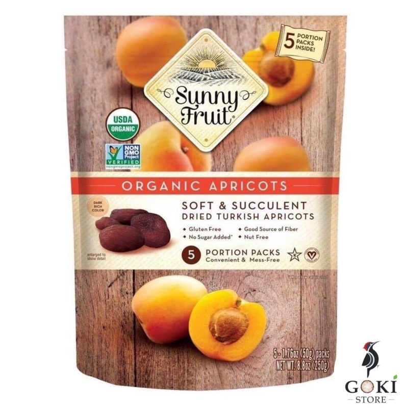 Mơ khô hữu cơ Sunny fruit 250g