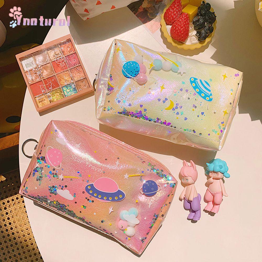 Túi Đựng Bút Chì Sức Chứa Lớn Họa Tiết Ngôi Sao Thiên Nhiên Dễ Thương Sắp Xếp Gọn Gàng Cho Trường Học