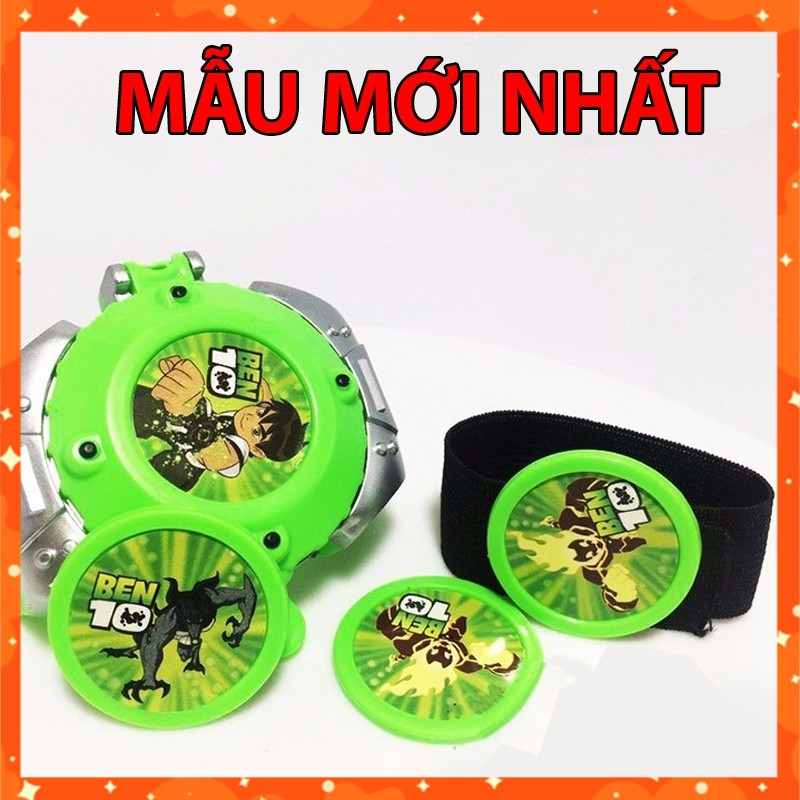 Đồ Chơi Đồng Hồ Ben 10 Cho Bé, Chiếu Sáng 24 Nhân Vật, Chất Liệu Nhựa ABS An Toàn Tuyệt Đối Cho Bé Sử Dụng