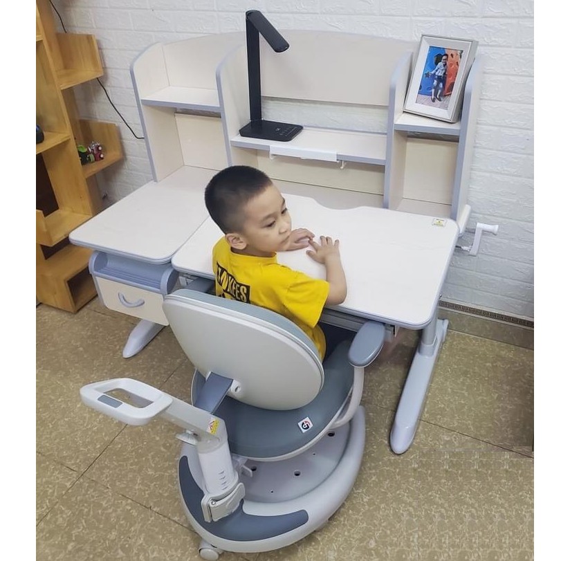 [FREESHIP] Bàn Học Chống Gù ROYAL X1200 Cao Cấp Nhất Hiện Nay_Bàn Học Chống Gù Chống Cận, Giá Sách Lớn