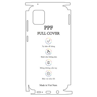 Dán dẻo PPF Note 10 Lite mặt sau và viền - Tặng cường lực camera