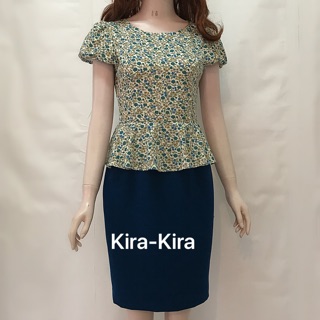 Đầm peplum công sở