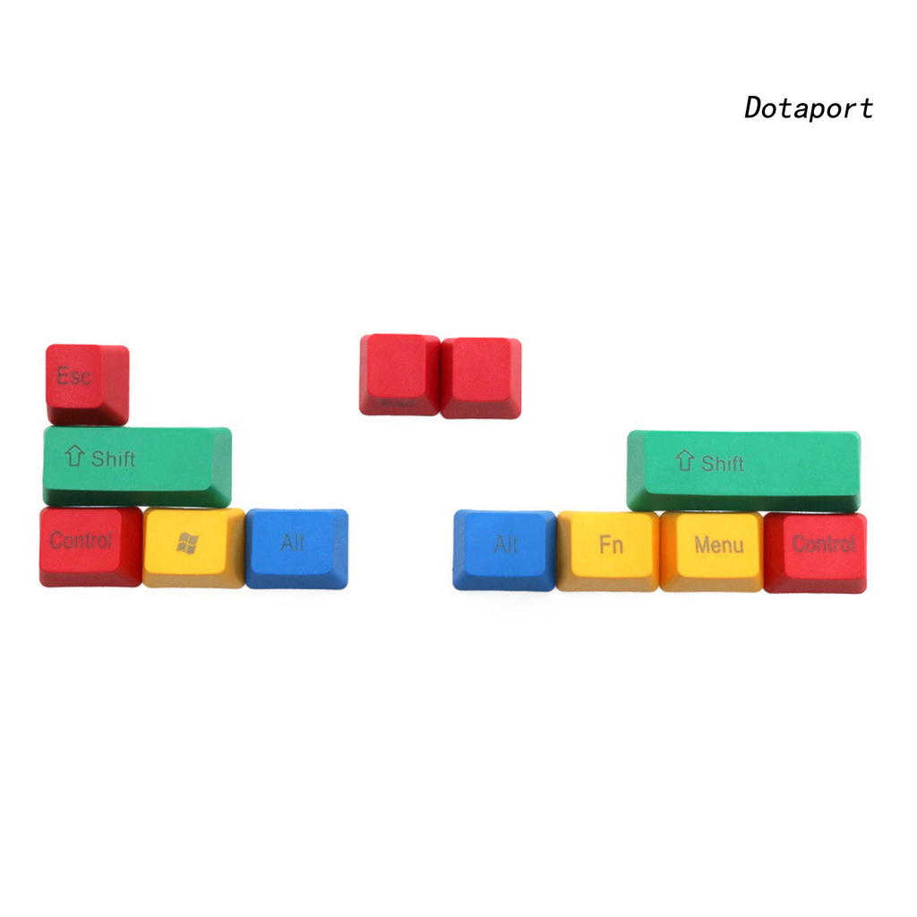 Bộ 12 keycap nhẹ nhiều màu cho bàn phím cơ