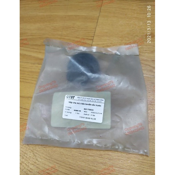 Nắp che móc kéo cản trước xe Hyundai Solati - Ms: 8651759000