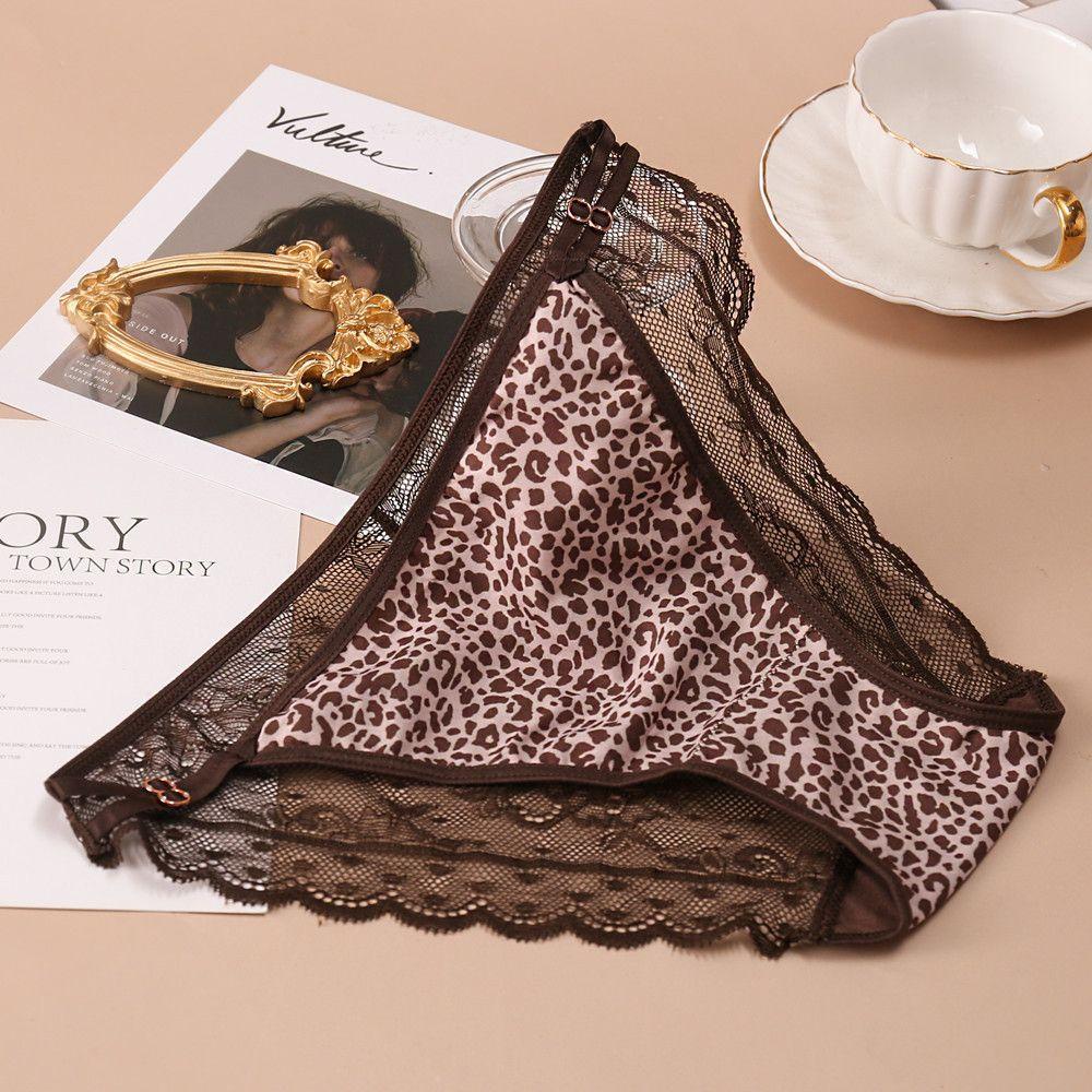 OCEANMAP Quần Lót Nữ Họa Tiết Da Báo Gợi Cảm