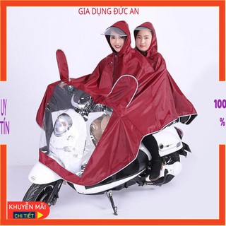 Áo Mưa Phản Quang 2 Đầu - Dáng Trùm Rộng - Chất Liệu Dày Dặn - Hàng Loại 1