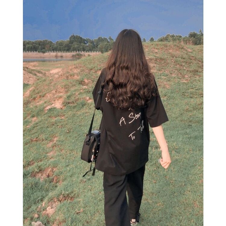 Áo phông tay lỡ Unisex form rộng nam nữ vải cotton co dãn, áo thun nam nữ Sad Story thêu mặt vui