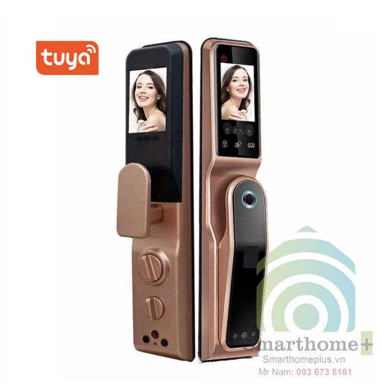 Khóa Cửa Thông Minh Face ID Có Màn Hình Wifi Tuya SHP-DL7Lv2