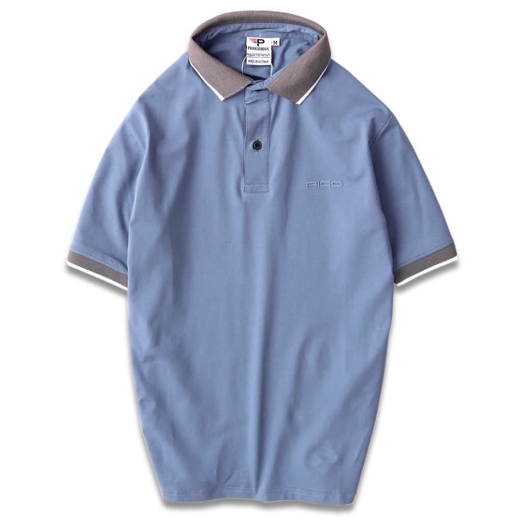 [Mã LTBAUAB19 giảm 7% đơn 99K] Áo phông polo nam cotton mịn thoáng mát chính hãng PigoFashion PPL32 chọn lựa màu và size