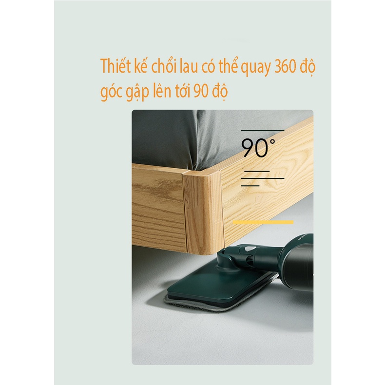 Chổi lau nhà hơi nước nóng Deawoo - cây lau nhà công nghệ làm sạch diệt khuẩn khử khử trùng