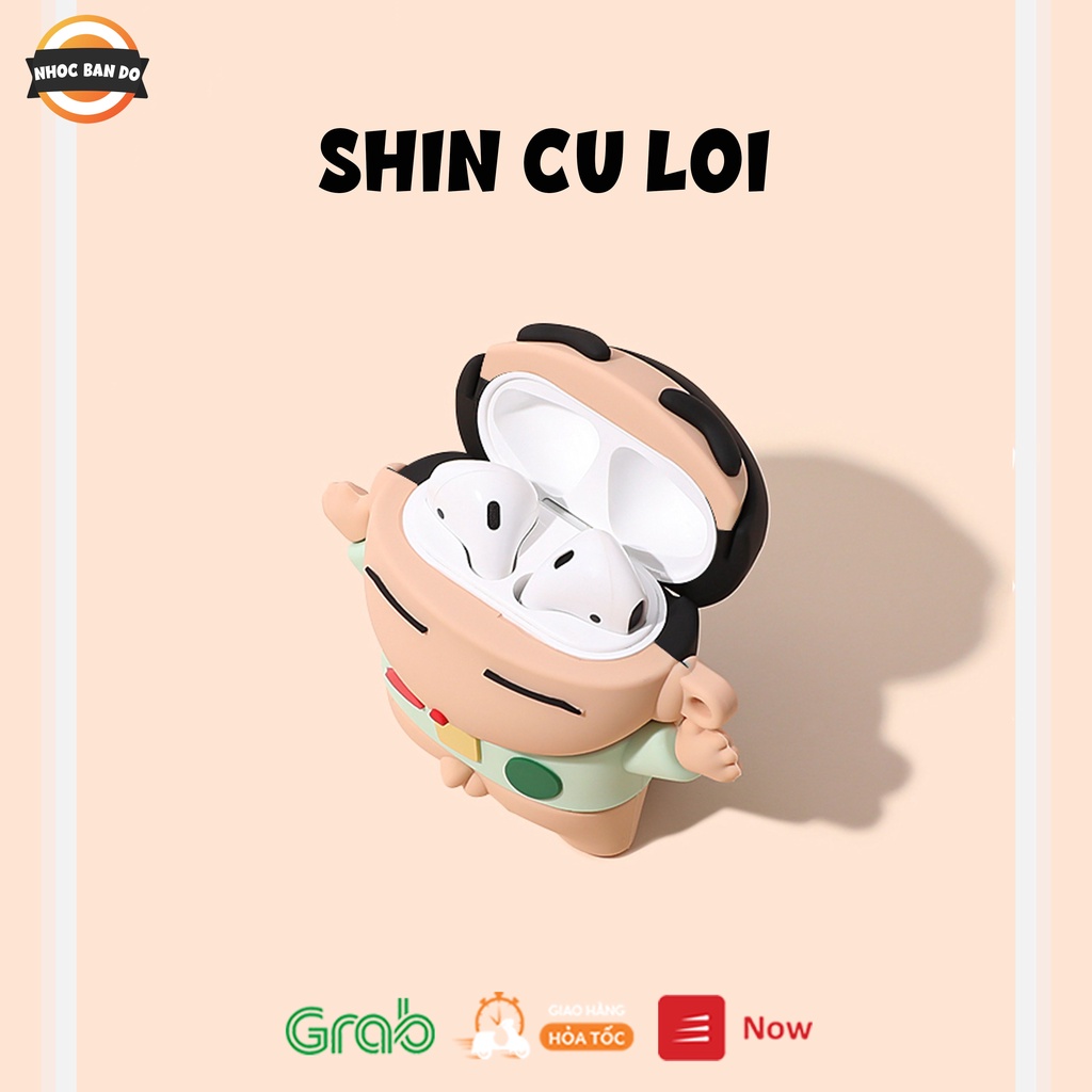 Ốp airpod 2/3/1/pro, case/vỏ bảo vệ tai nghe bluetooth airpods hộp đựng, SHIN CÙ LOI - Nhóc bán đồ