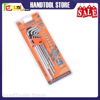 Bộ lục giác hoa thị 9 chi tiết T10-T50 Asaki AK-0413