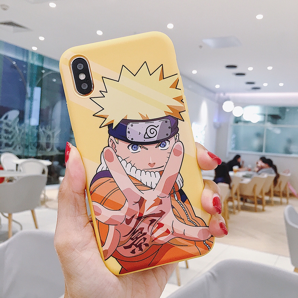 Ốp điện thoại mềm in hoạt hình Naruto cho IPhone 5 5s 12 mini pro max 6 6s 7 8 Plus 11 Pro Max X Xs Max XR