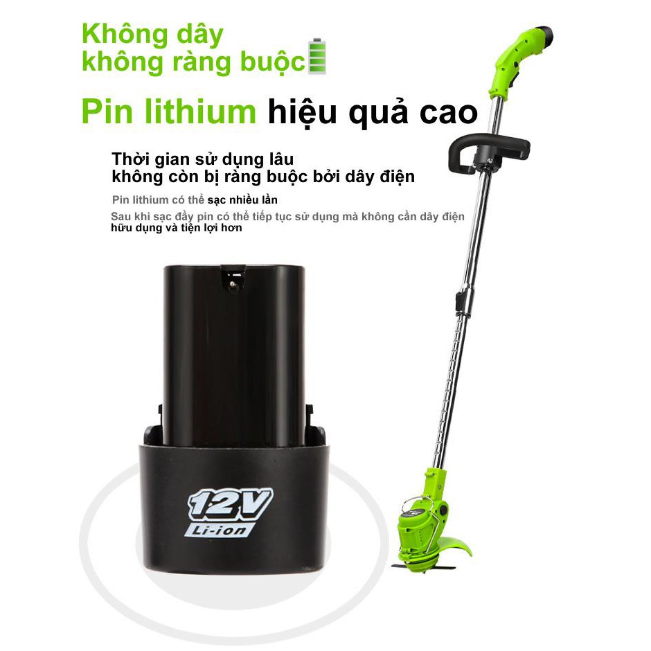 Máy cắt cỏ dùng pin lithium nhập khẩu từ Đức - Home and Garden