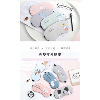 Bịt mắt ngủ di lịch kèm túi nước
