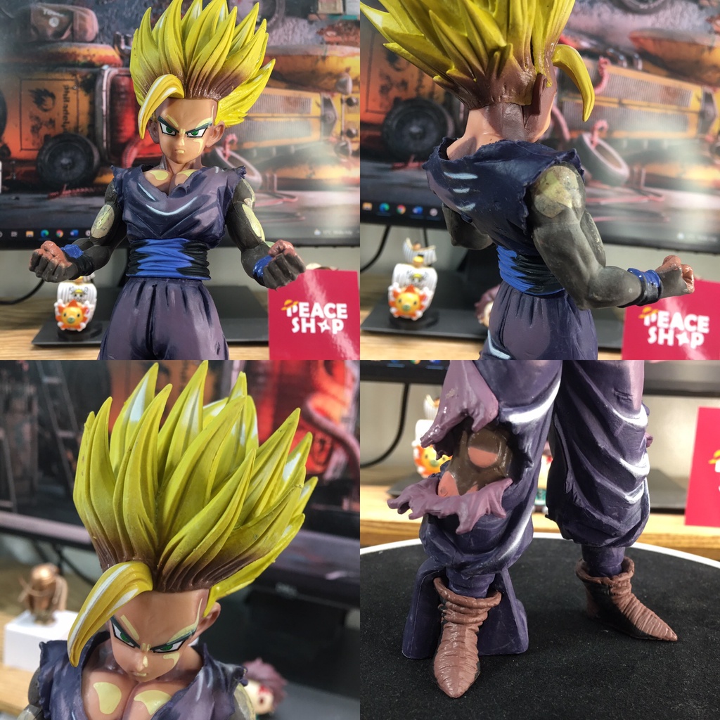 Mô hình Gohan 2D Dragon Ball Z  22Cm Anime Manga Bảy viên ngọc rồng Decor trang trí bàn học bàn làm việc phòng ngủ MH29