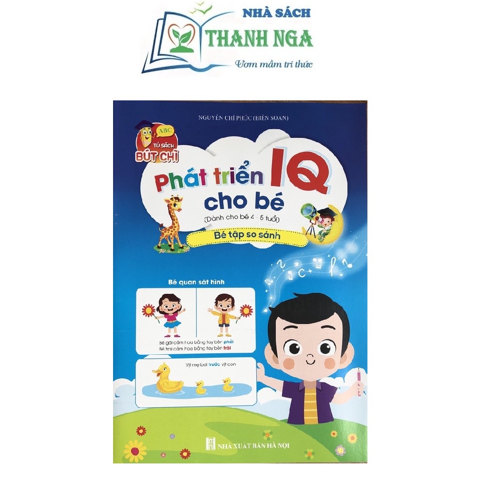 [Mã LIFEXANH03 giảm 10% đơn 500K] Sách - Bộ phát triển IQ cho bé 4 đến 5 tuổi (Combo 8 quyển)