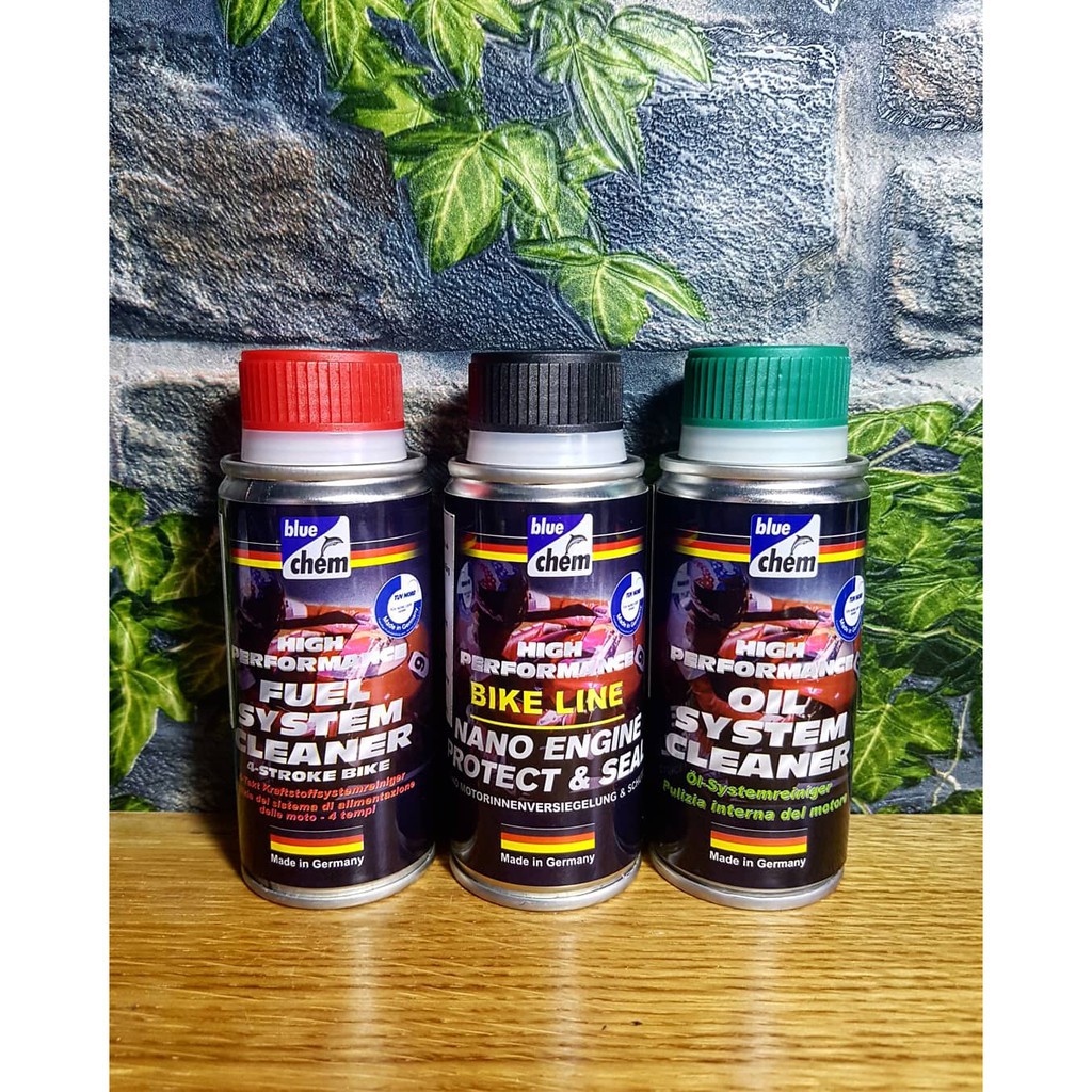 Bộ 3 xe máy Bluechem  , vệ sinh động cơ , vệ sinh hệ thống nhiên liệu , nano bảo vệ động cơ, vệ sinh buồn đốt