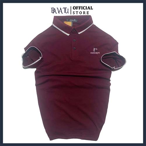 Áo Polo nam chữ ký - Áo thun cổ Polo trẻ trung năng động tuổi teen cá tính chất Cotton co giãn tốt mặc siêu mát - Bavatu