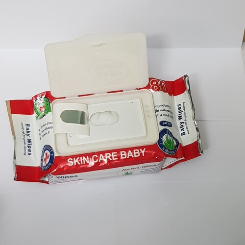 Khăn giấy ướt không mùi Baby Wipes mềm mịn cho bé 1 gói 50 tờ lau sạch dưỡng da tiện dụng