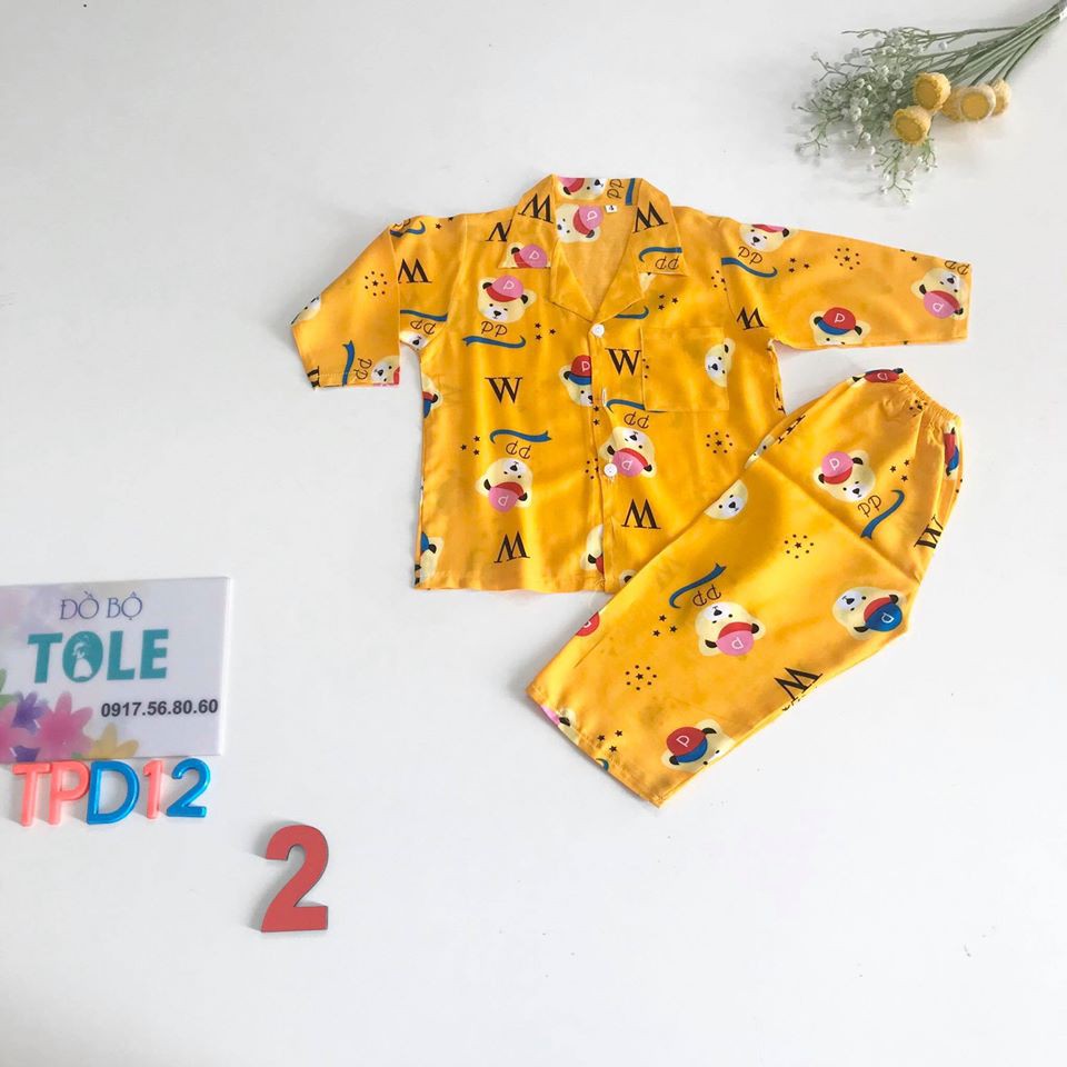 Đồ tole pijama tay dài bé trai (5-7kg)
