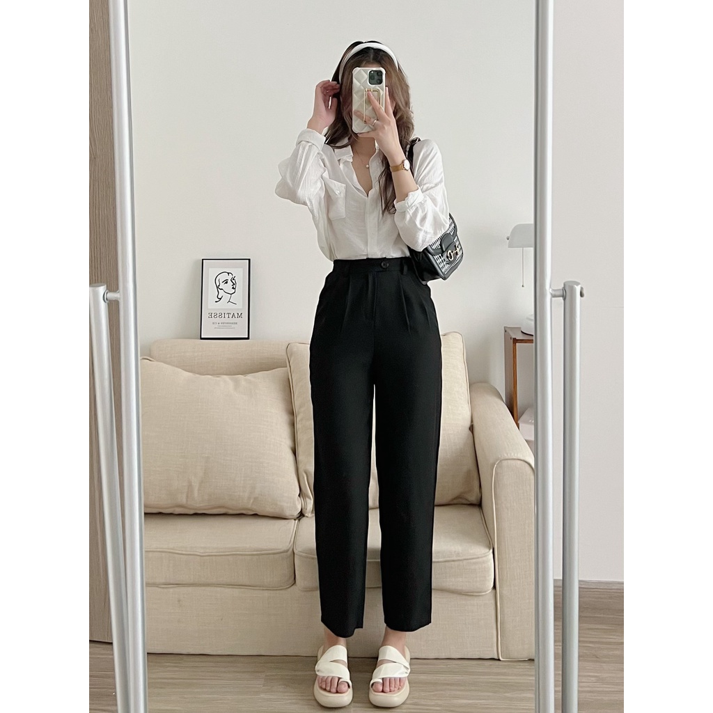 [SẴN/VIDEO] QUẦN BAGGY CHẤT RUBY CHUN EO SAU QUẢNG CHÂU SIÊU XỊN