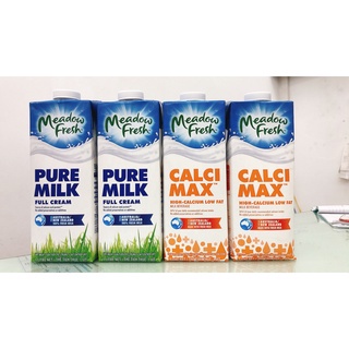 Sữa Tươi Nguyên Kem Và Sữa Tươi Giàu Canxi Meadow Fresh Thùng 12 Hộp 1000ml Bổ Sung Nhiều Dinh Dưỡng Cho Cơ Thể
