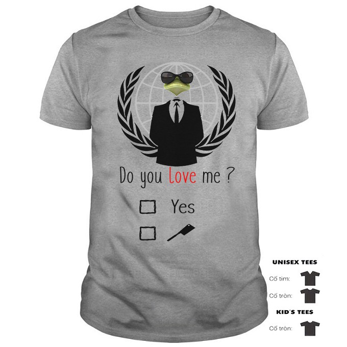 [FREESHIP 99K] ÁO THUN HACKER ẾCH DO YOU LOVE ME SIÊU CHẤT | ÁO HACKER