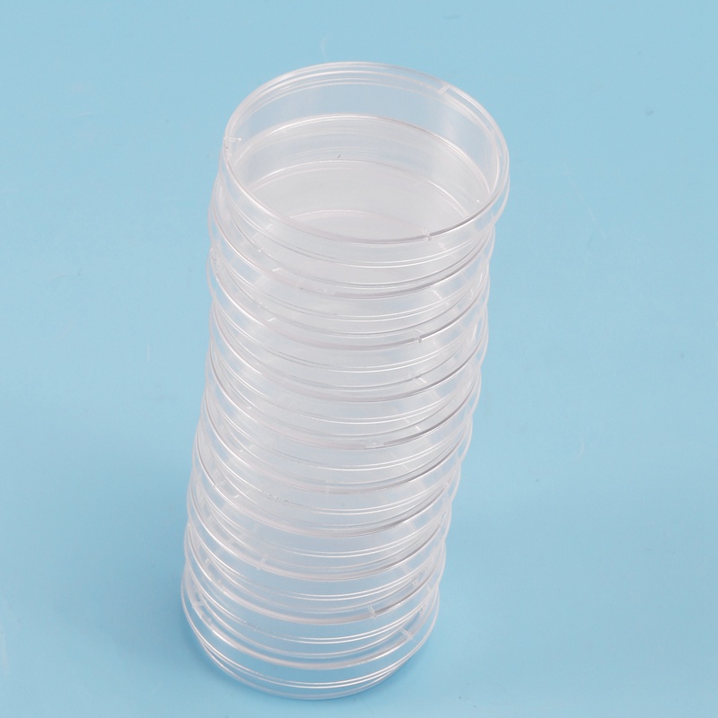 10 chiếc Đĩa Petri tiệt trùng bằng polystyrene 60mm x 15mm có nắp đậy Clear