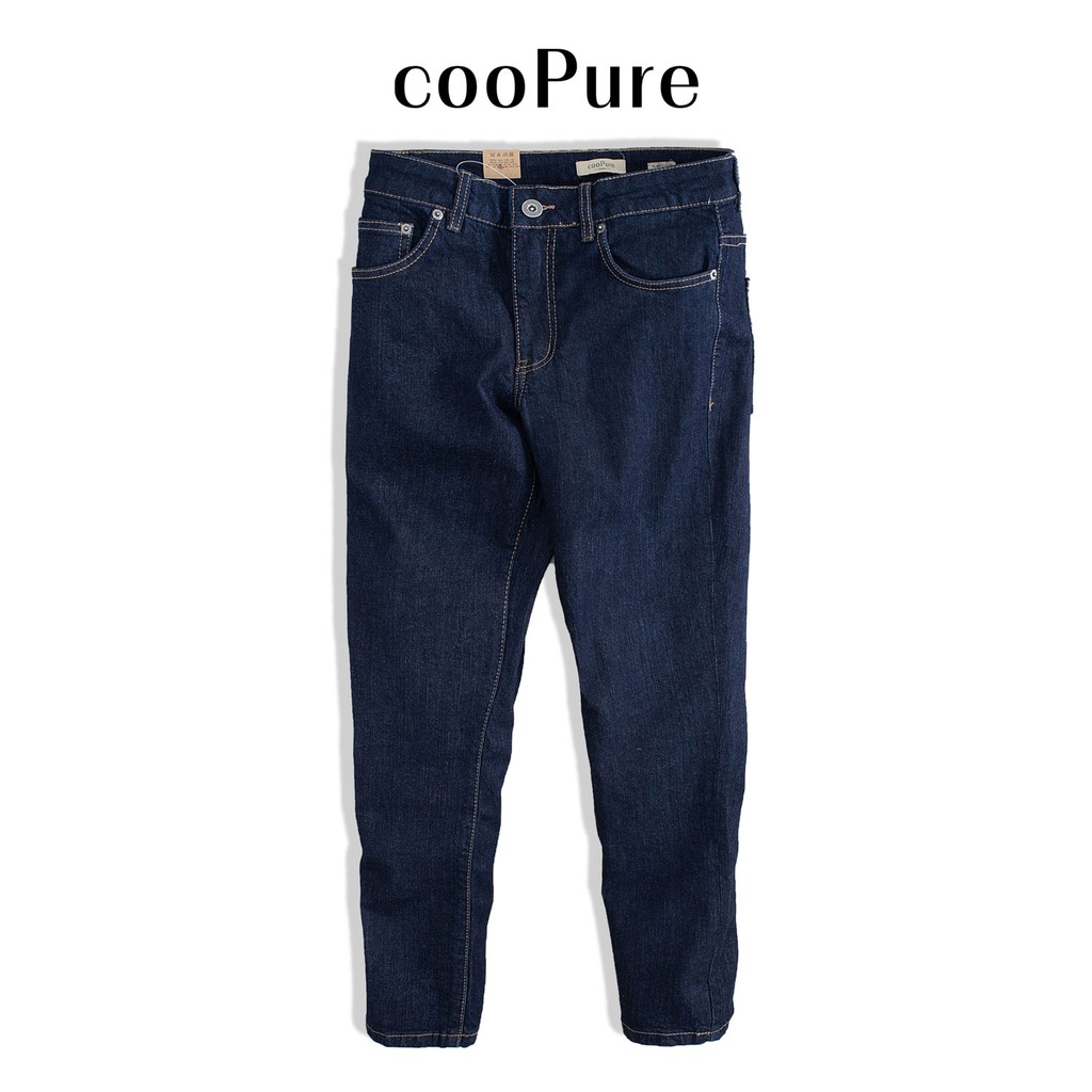 Quần jeans nam cooPure chất jeans extra spandex màu đen khói, thiết kế khỏe khoắn NO.1203 (5 màu) | BigBuy360 - bigbuy360.vn