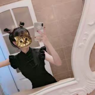 Đầm cổ tàu cánh tiên