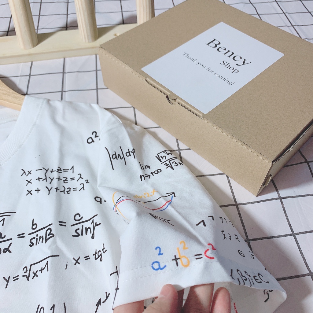 Áo thun toán học nam nữ, áo phông họa tiết Bencyshop