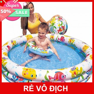 {HOT}[FLASH SALE] BỂ BƠI PHAO BƠI 3 CHI TIẾT INTEX + BÓNG VÀ PHAO CỔ.