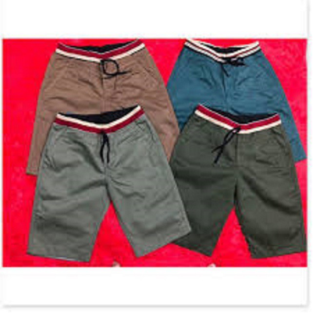 quần short kaki nam lưng thun vải mịn đẹp