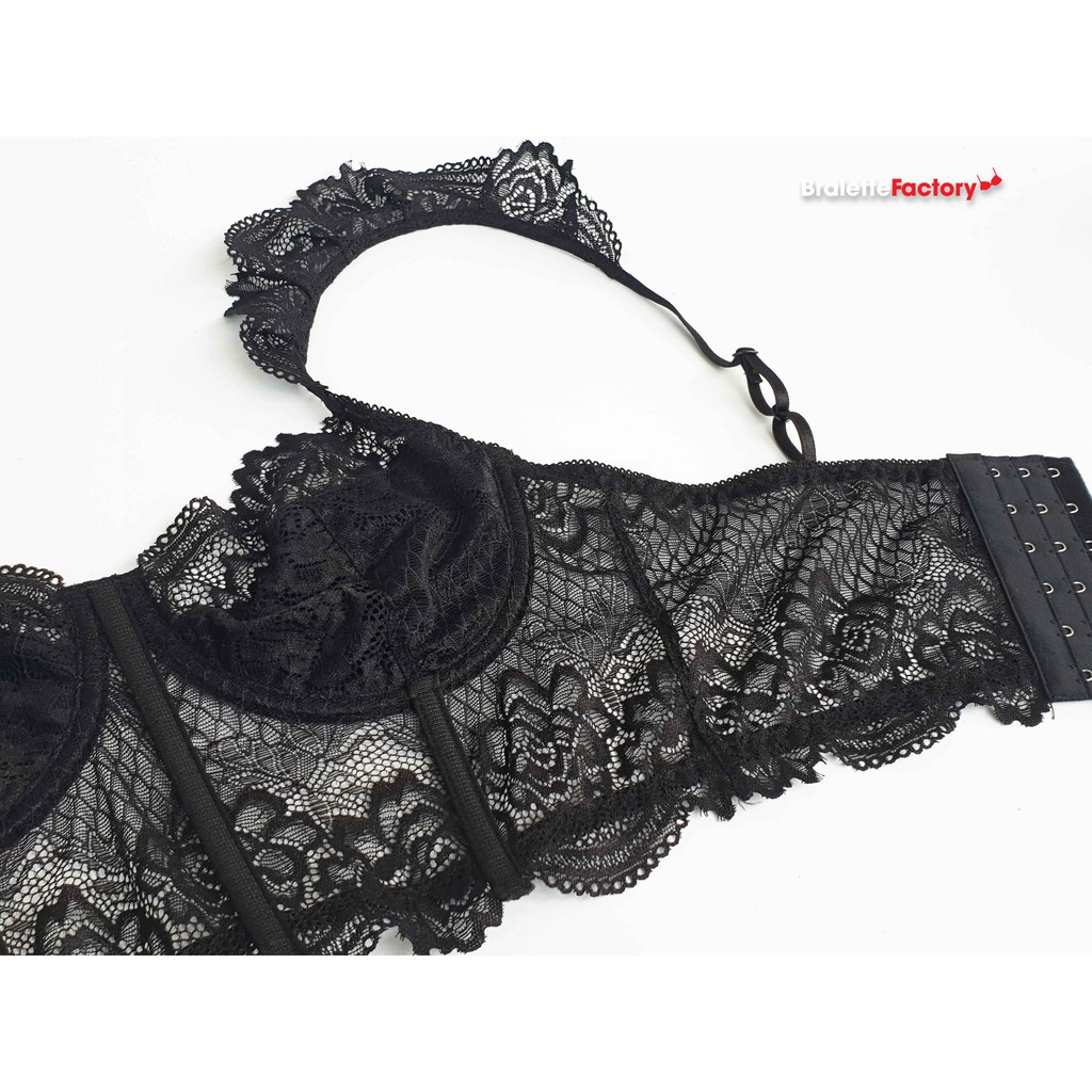 [Tặng mã 30k] Áo lót croptop BraletteFactory, áo lót ren mỏng sexy có gọng, mút lót, bralette hàng thiết kế [mẫu N04] | BigBuy360 - bigbuy360.vn