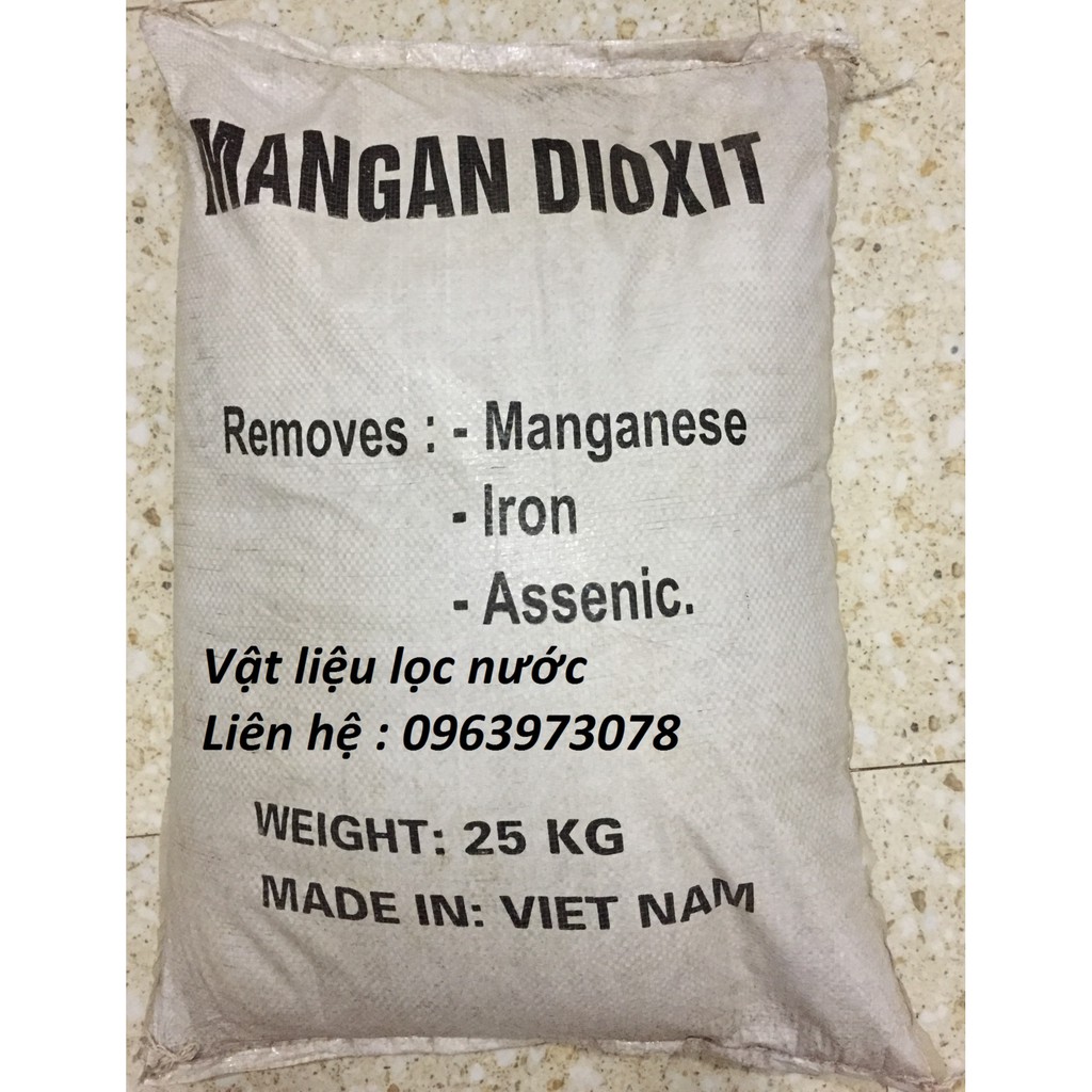 1kg Mangan quặng. Vật liệu lọc nước khử phèn sắt