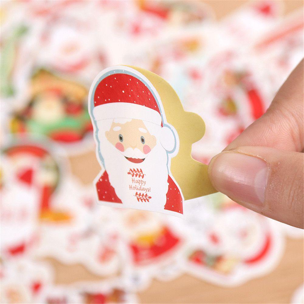 Hộp 48 Miếng Dán Trang Trí Giáng Sinh Xinh Xắn