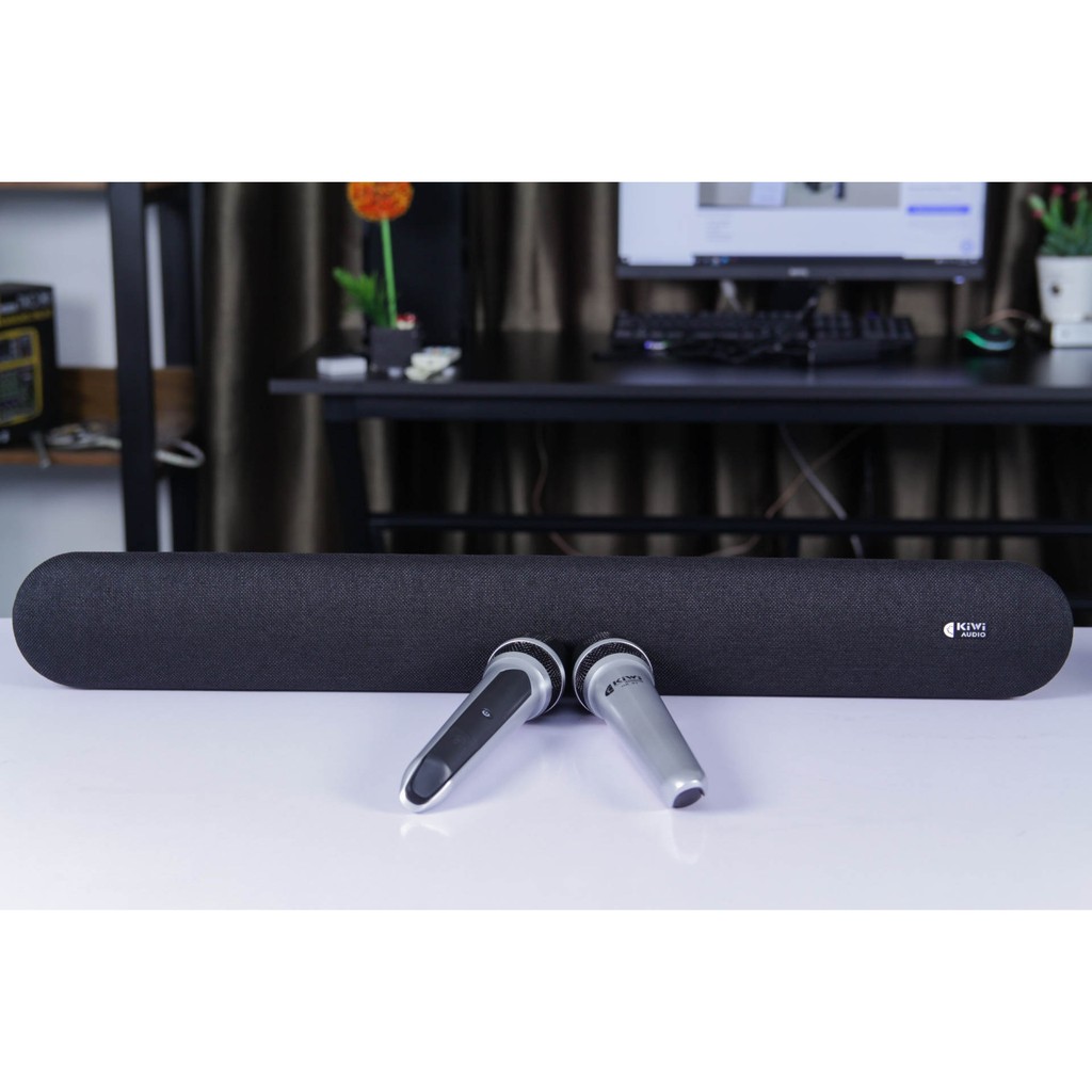 LOA SOUNDBAR KARAOKE KIWI HK 01 KÈM 2 MICRO VÀ SUB-HÀNG CHÍNH HÃNG CHẤT ÂM HAY