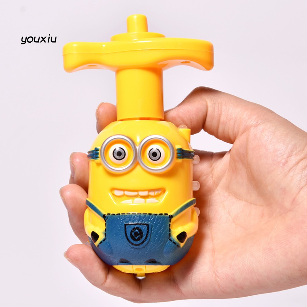 Con Quay Hình Minion Có Đèn Led Và Nhạc Cho Bé