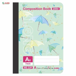 (Combo 5 cuốn) Sổ may KLONG 200tr A6 ; Klong MS: 339
