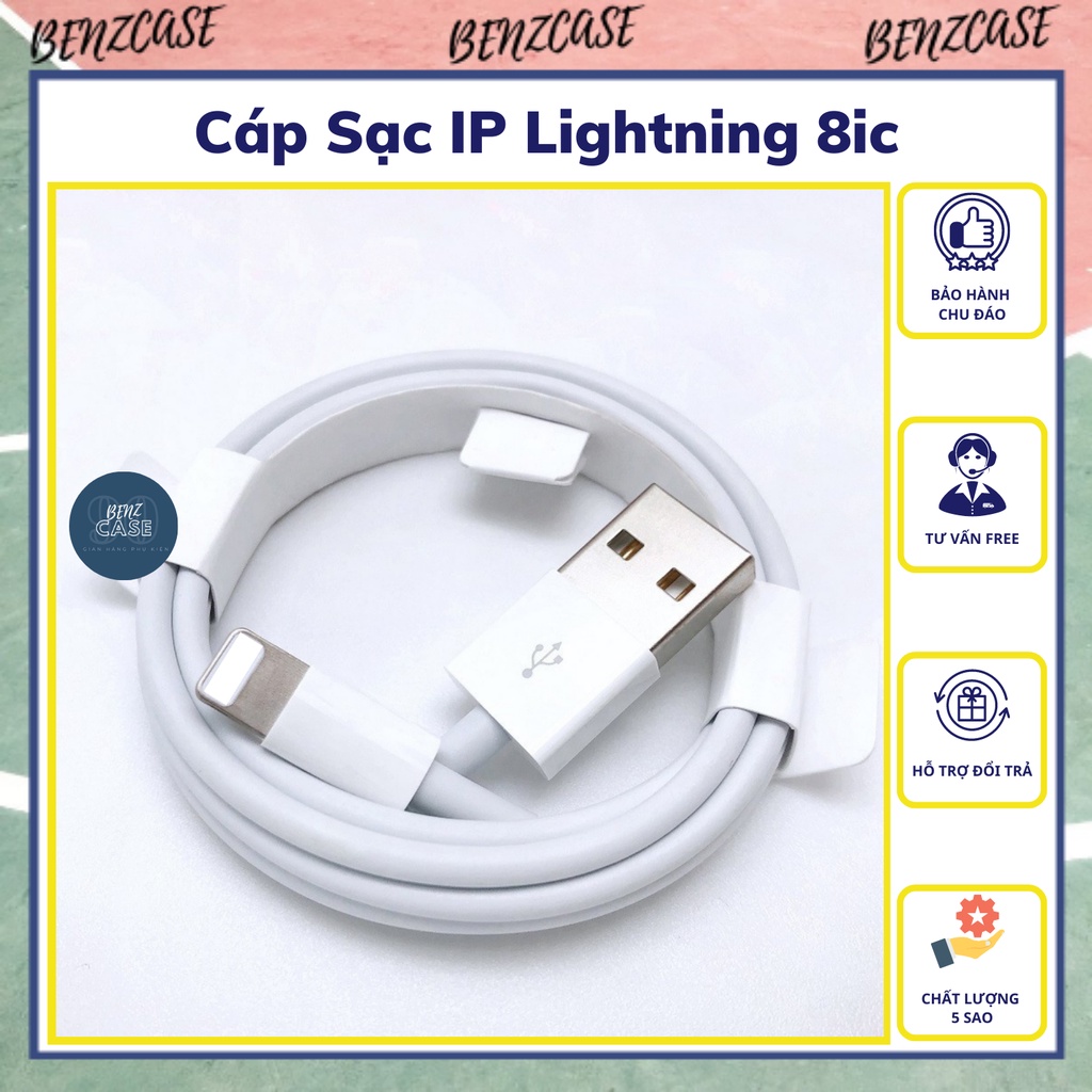 Cáp sạc Foxconn 8IC cho ip_máy tính bảng táo_máy nghe nhạc táo-chiều dài 1M