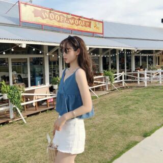 ✔Video + ảnh thật✔ SET DENIM COUPLE (ÁO + ĐẦM) - (CÓ TÁCH LẺ)