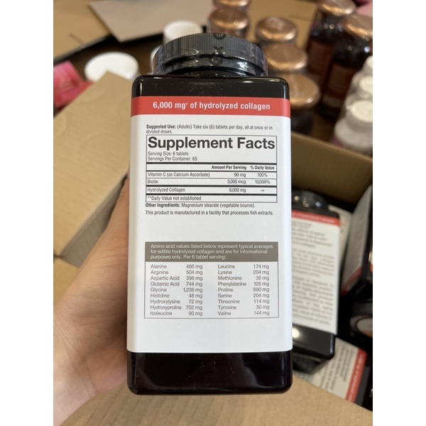 COLLAGEN MỸ 390v CHÍNH HÃNG DATE MỚI