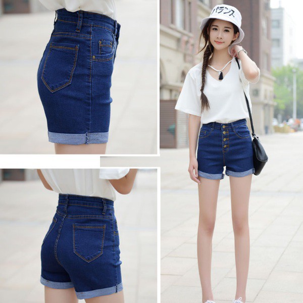 [Size S,XL] Quần shorts jean ôm nữ Ulzzang Quảng Châu QN41hh